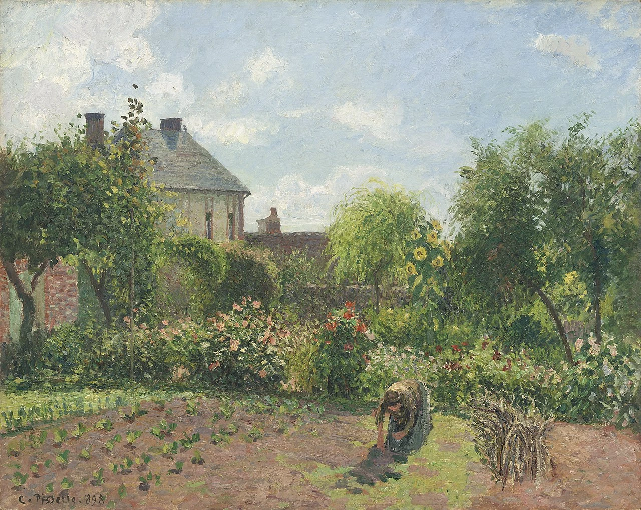 Il giardino dell'artista a Eragny, 1898 - National Gallery of Art, Washington, D.C
